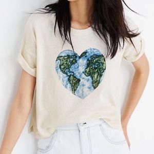 Madewell Tops - Madewell x Surfrider Foundation Mother Earth Tee Madewell Tops - Madewell x Surfrider Foundation Mother Earth Tee